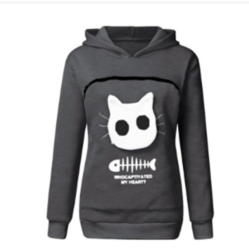 DaSilo's Cat Lovers Hoodie Kangaroo