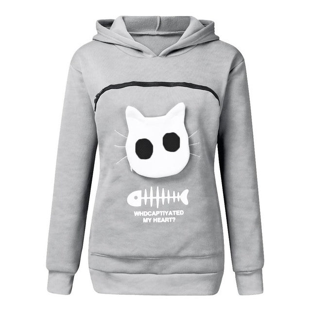 DaSilo's Cat Lovers Hoodie Kangaroo