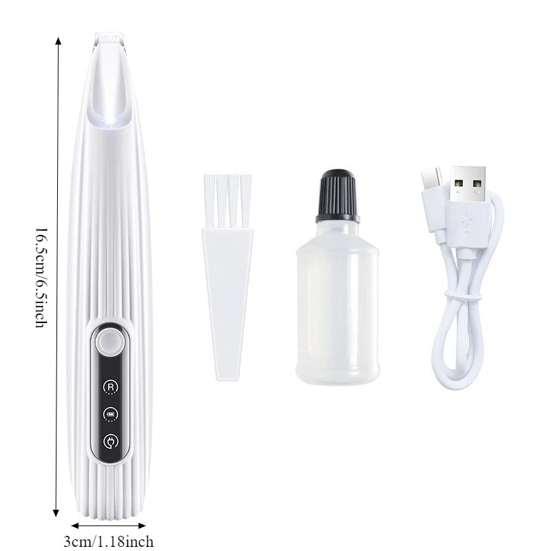 DaSilo's Dog Grooming Trimmer with LED Light LCD Display