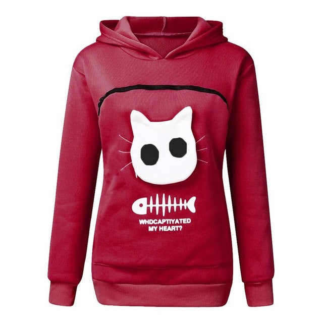 DaSilo's Cat Lovers Hoodie Kangaroo